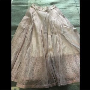 Maje pink long skirt
